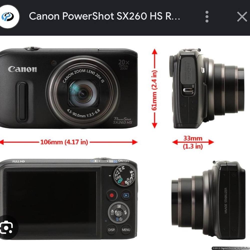 Canon powershot sx260 HS